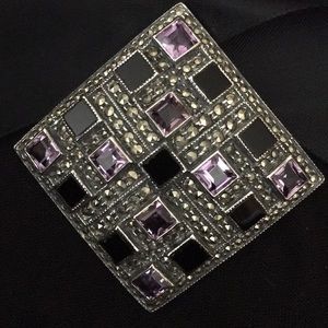 Judith Jacks Marcasite Brooch